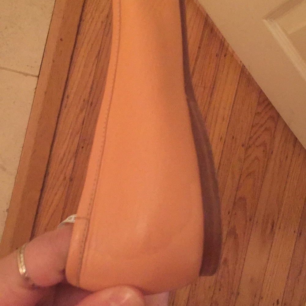 Miu Miu Pointed Flats With Beige Bow - image 5