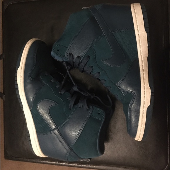 Nike Dunks Teal Wedge