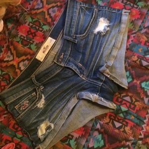 Size 1 w25 dark wash shorts
