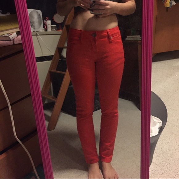 Red Abercrombie and fitch pants