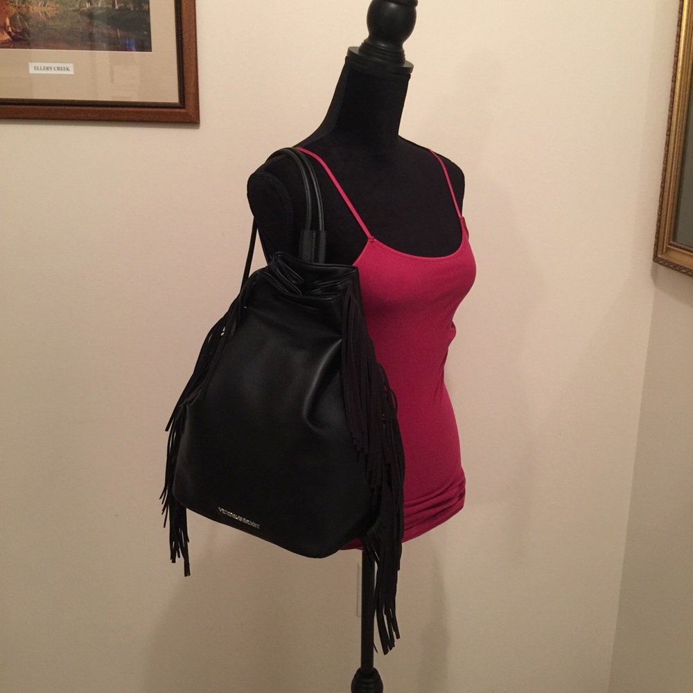 Victoria secret Black fringe 2015 bag