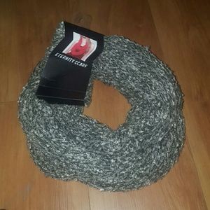 Olive green infinity scarf