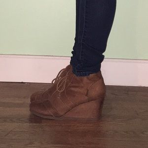 Bongo Suede Wedge Bootie