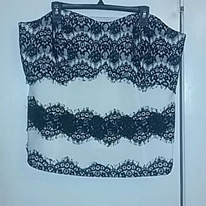 GORGEOUS Lane Bryant plus size strapless top