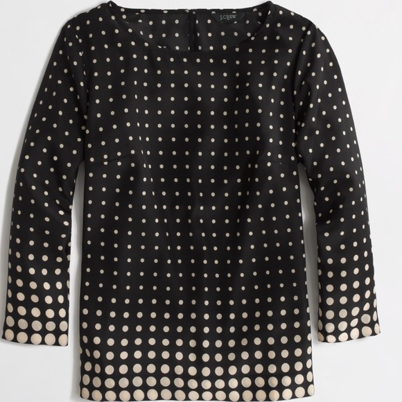 FACTORY PRINTED SCOOPNECK BLOUSE