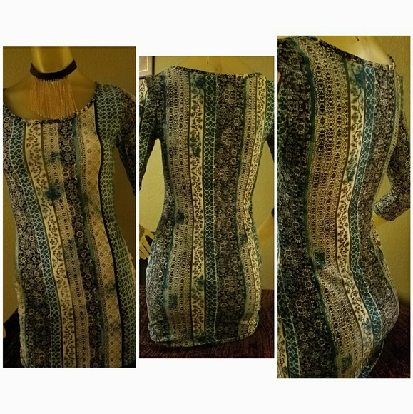 Long sleeve  Bodycon style  dress