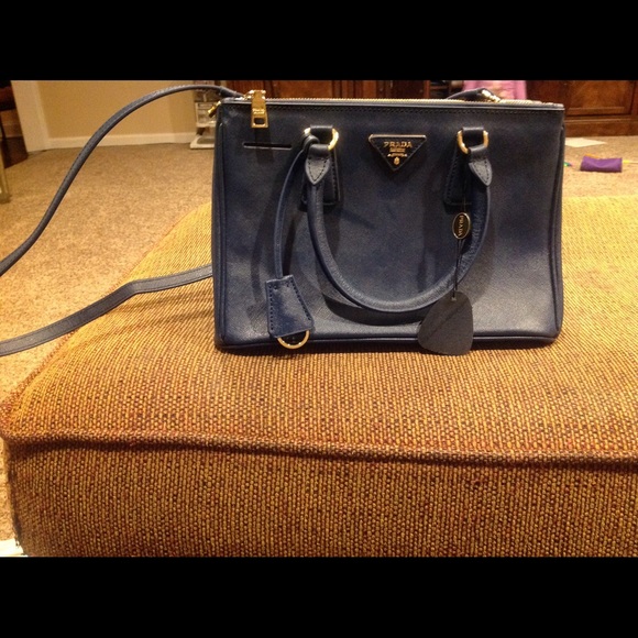 Prada double zip tote