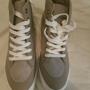 Gray High Top Sneakers