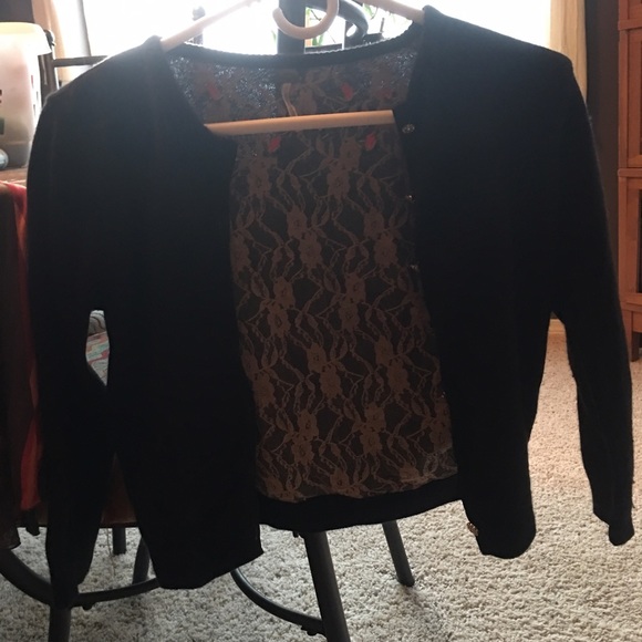 Free people black sweater