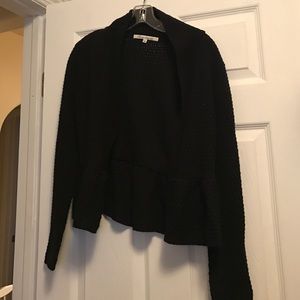 American Rag ruffle bottom sweater