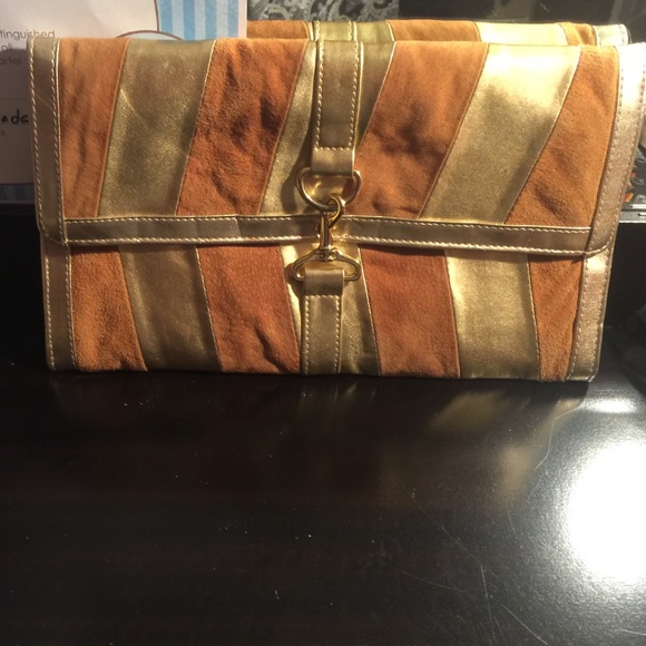 Gold and Tan Clutch. Purchased @ Urban Outfitters