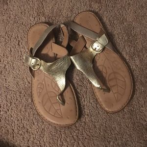 Gold born sandles