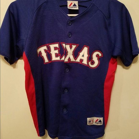 Boy's Texas Rangers Cruz Jersey Size M