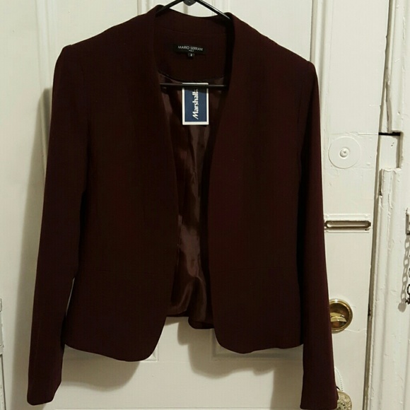 Mario Serrani plum blazer size 2