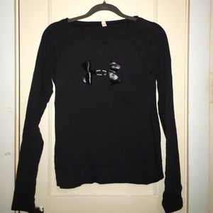 Black Underamour Crewneck Sweatshirt