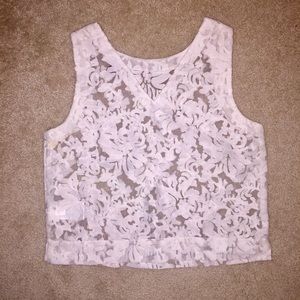 Banana Republic Sheer Floral Tank