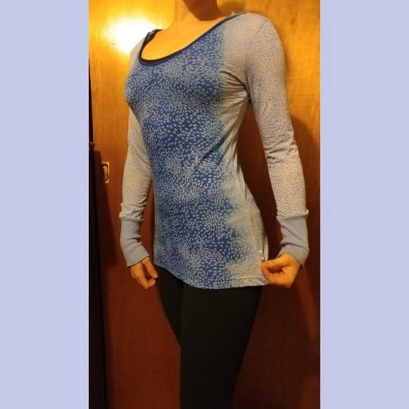 Prana hooded workout shirt
