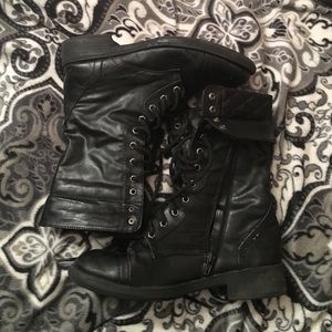 PRICE DROP! Black Combat Boots! SALE!!