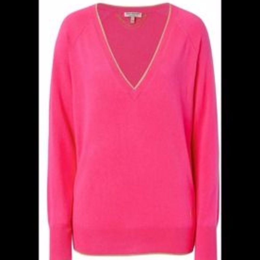 Juicy Couture hot pink cashmere sweater