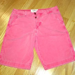 Pink/Red Hollister Shorts