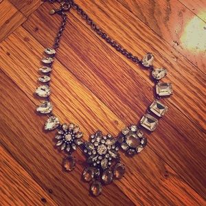 J. Crew crystal bib necklace