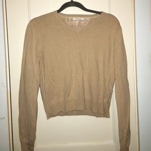 V-Neck Crewneck Sweater