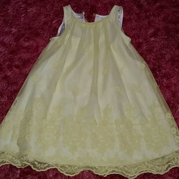 2T Sleeveless Yellow Dress