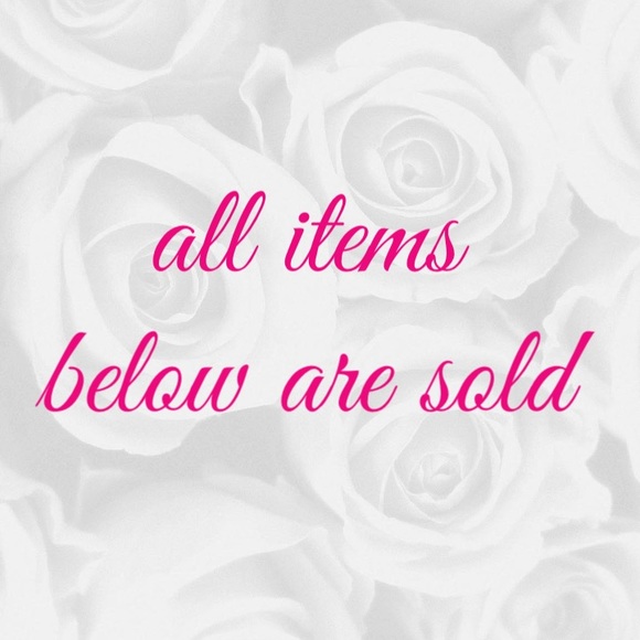 All items below this point have been sold!