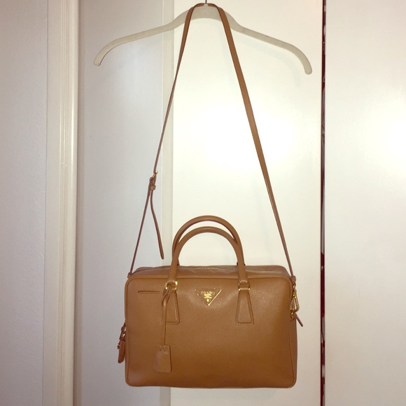 100% Authentic Prada Bag in camel color