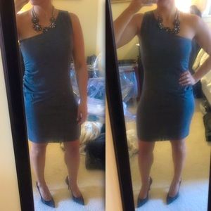 SOLD. Merino wool one strap dress