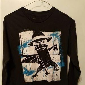 Boy's Phineas and Ferb Long Sleeve Shirt