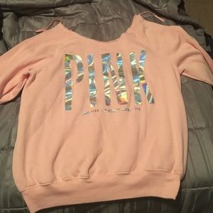 Victoria secret pink crew neck sweatshirt