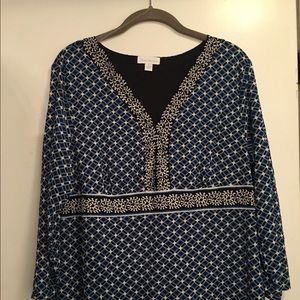 Charter Club V neck top