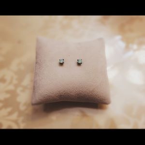 Free People Aqua Stud Earrings