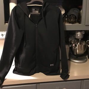 Under Armour Storm black zip up hoodie womens XL