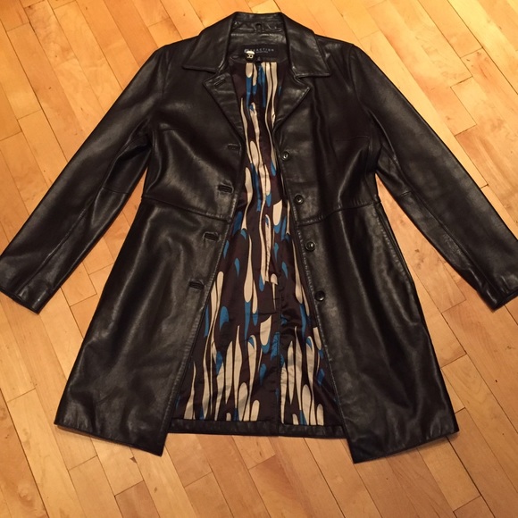 Kenneth Cole Reaction Leather Trenchcoat