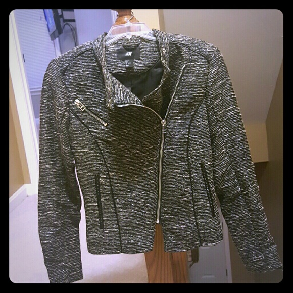 H&M Fitted Moto Coat