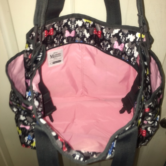 🙌SOLD🙌LeSportsac Ryan baby bag MINNIE ROCKS - Picture 2 of 4