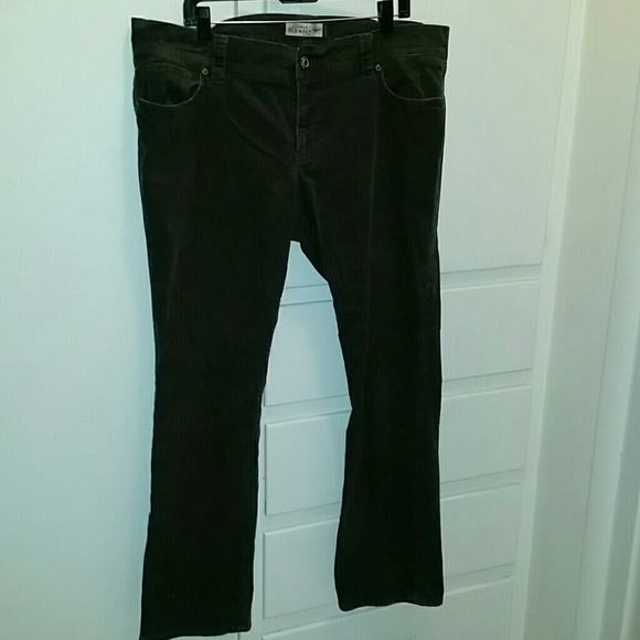 Olive green corduroy pants