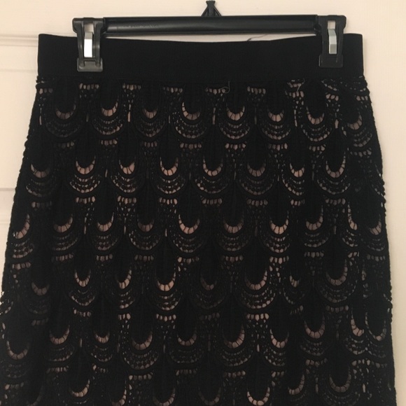 Gorgeous lace overlay skirt.! hOLIDAY - Picture 1 of 4