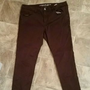 🛍 12 hour sale!!! 🛍🛍 MaroonSateen AEO Jeggings