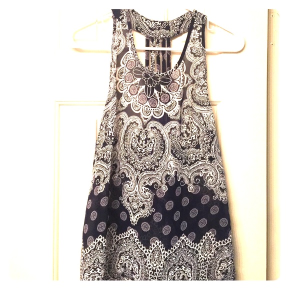 Bandana print tank top