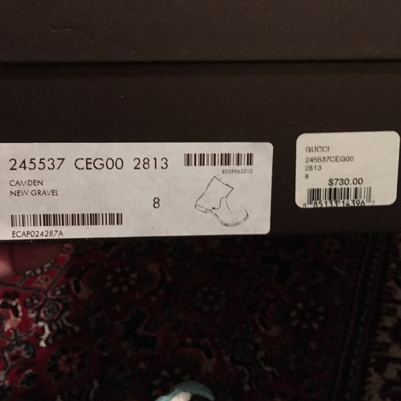 MENS AUTHENTIC GUCCI CAMDEN BOOTS - Picture 4 of 4