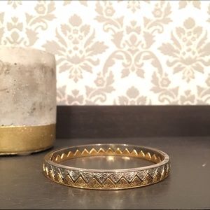 House of Harlow gold and silver bangle bracelets