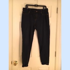 Dark blue jeggings