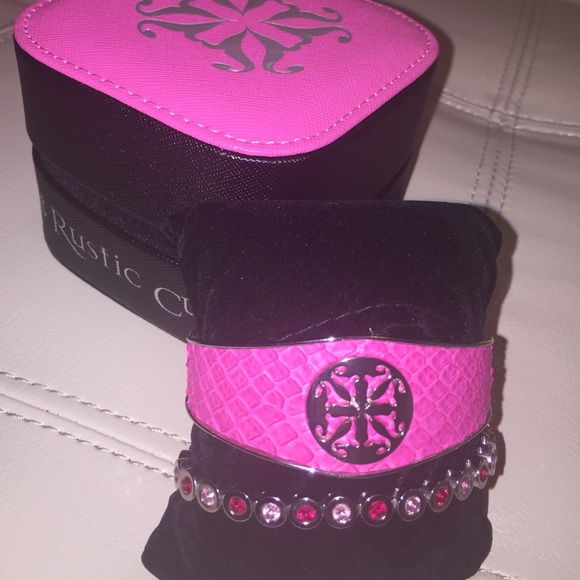 RUSTIC CUFF October Set Pink and Silver COTM