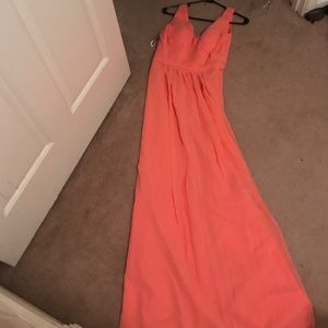 Watermelon wedding dress