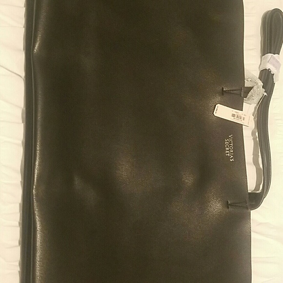 victoria's secret black handbag new with tag