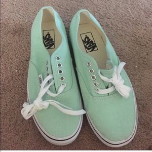Brand New Mint Green Vans