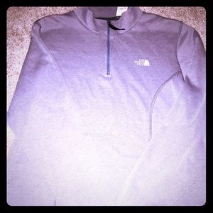 North Face 3/4 zipper top